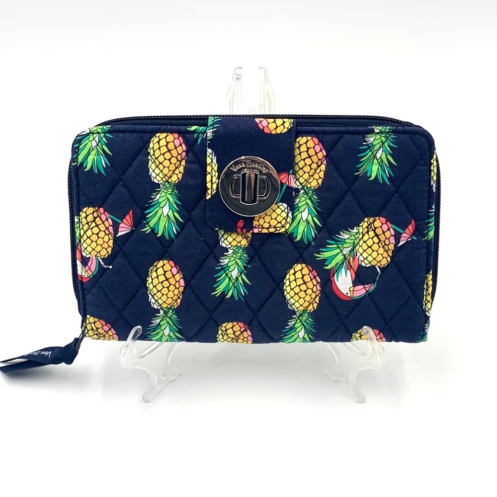 Vera Bradley RFID Turnlock Wallet in Toucan Party